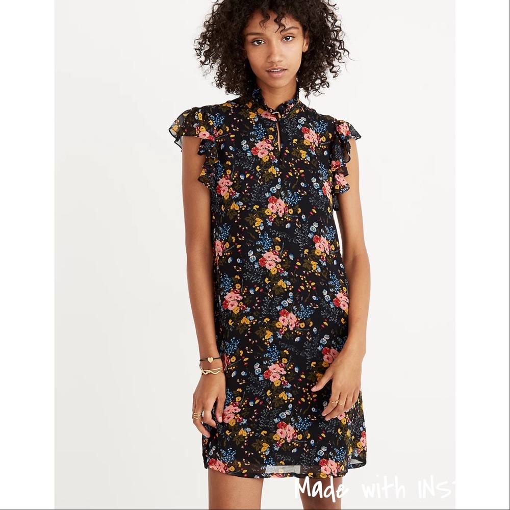 Madewell x No.6 Silk Floral Dress